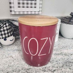 Rae Dunn "Cozy" Maroon Cellar Fall Collection